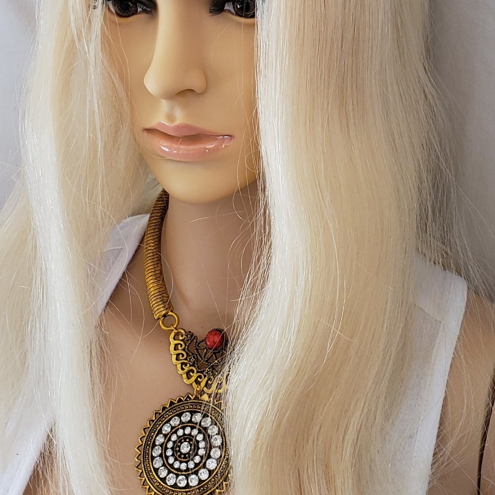 16″ Human Hair Topper Hair Piece for Women #613 - Picture 4 of 7